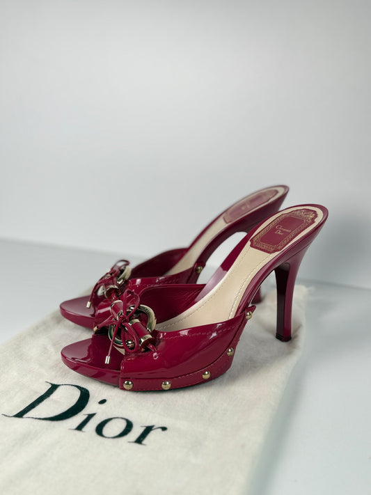 Vintage Christian Dior mules 37