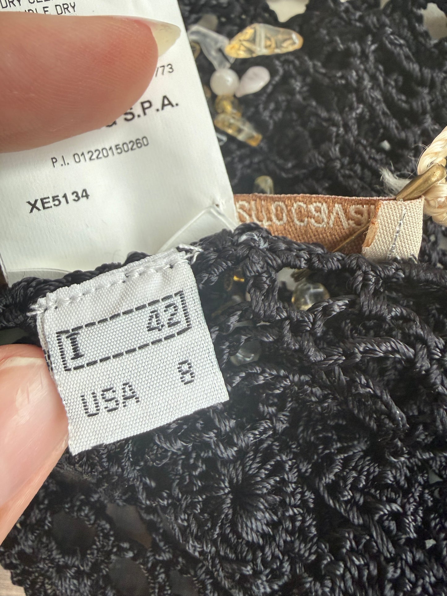 Roberto Cavalli Class Embellished Crochet Bolero – New with Tags