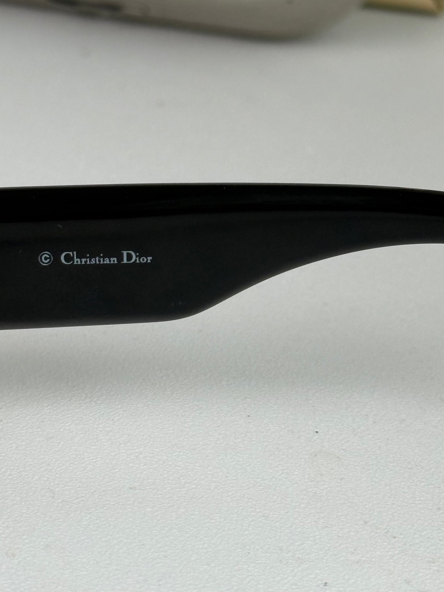 Vintage Dior Shiny 2 Sunglasses – Black