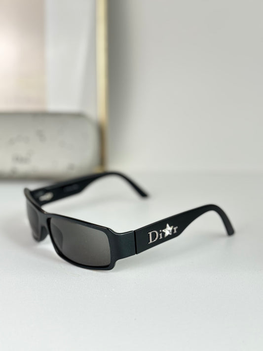 Vintage Dior Shiny 2 Sunglasses – Black