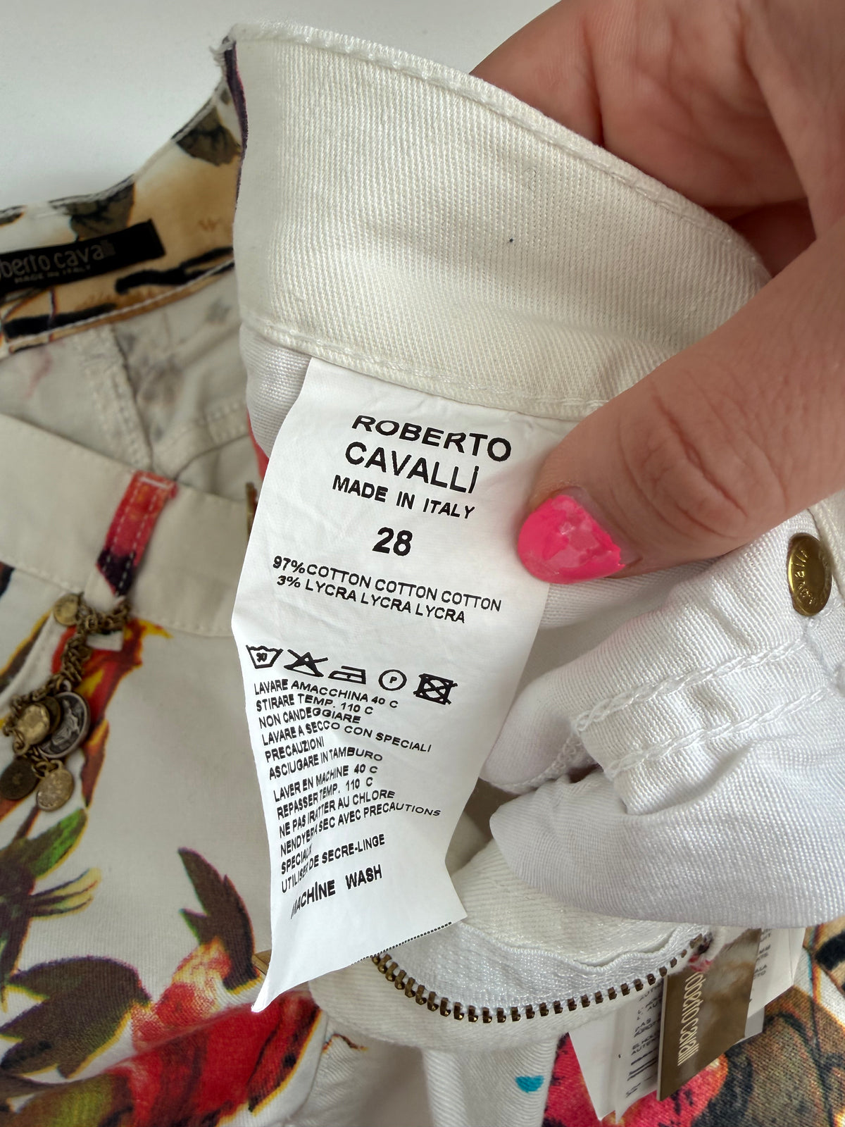 Vintage Roberto Cavalli Tiger Print Flared Pants – New With Tags