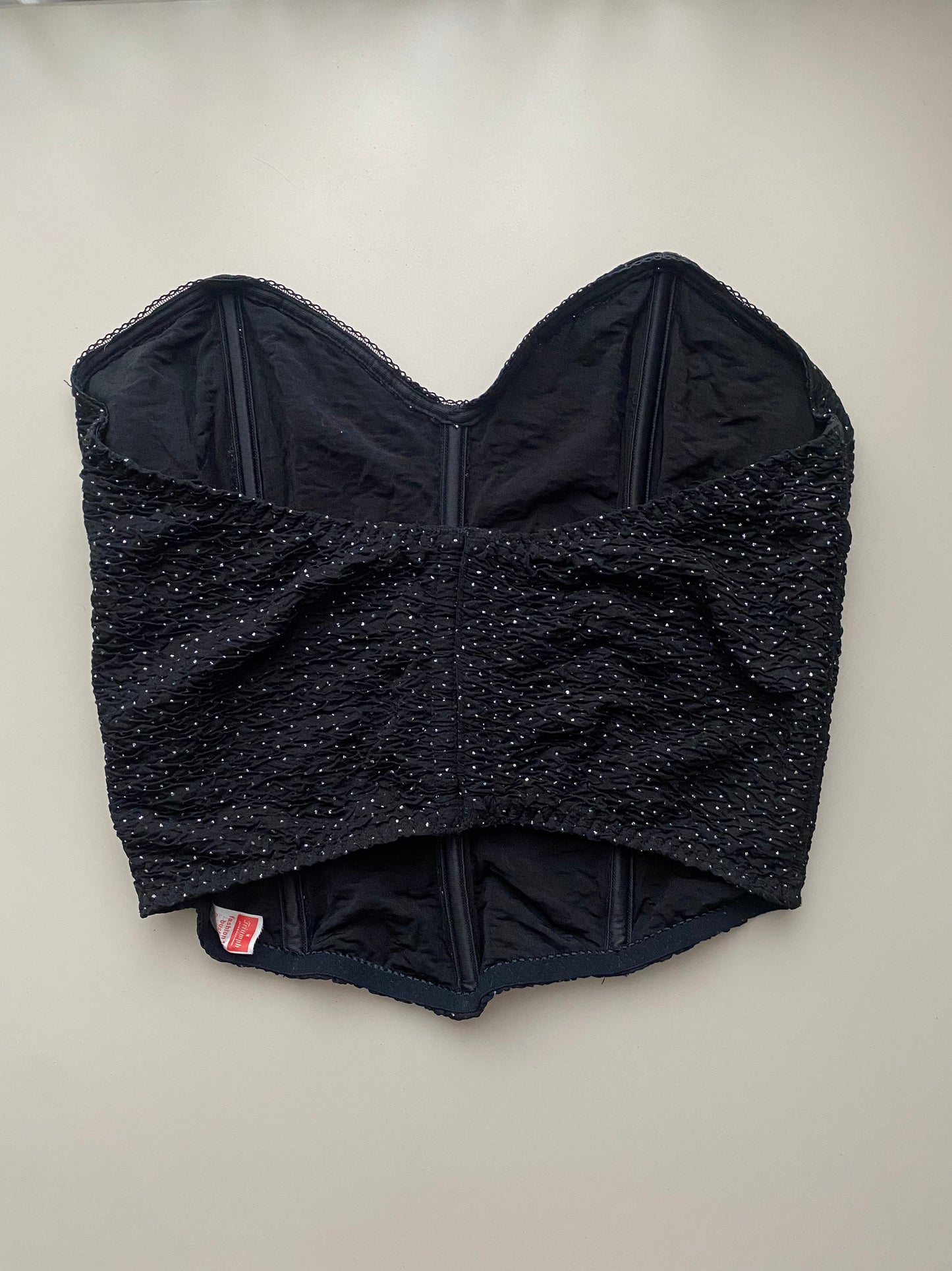 Glitzer Bandeau Korsett 42