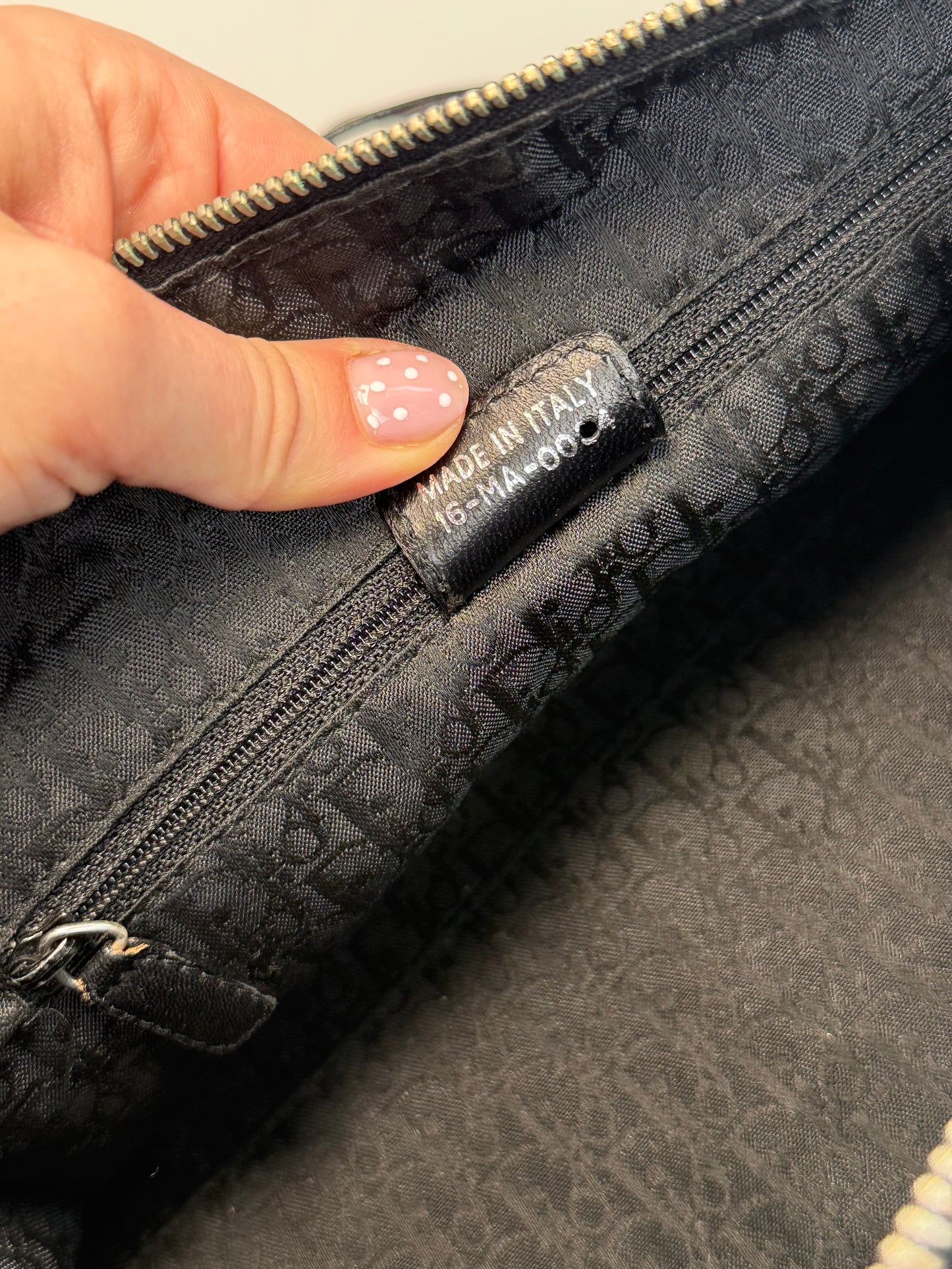 Vintage Christian Dior Hardcore Pierced Boston Bag