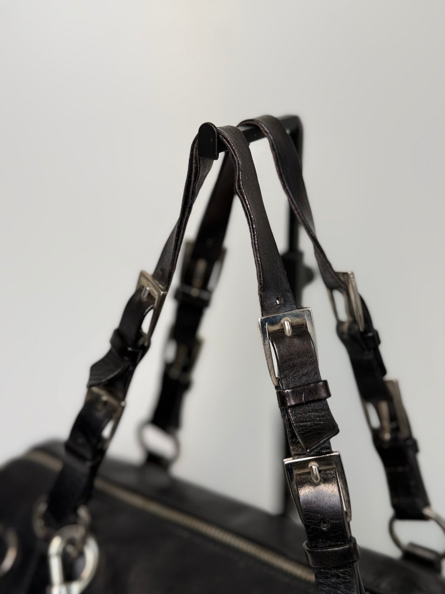 Vintage Christian Dior Hardcore Pierced Boston Bag