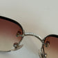 Chanel Vintage Rimless Sunglasses rhinestones – Model 4017D C12489