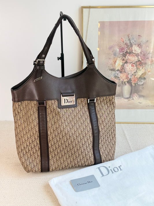 Vintage Christian Dior Diorissimo Trotter Shopper Bag