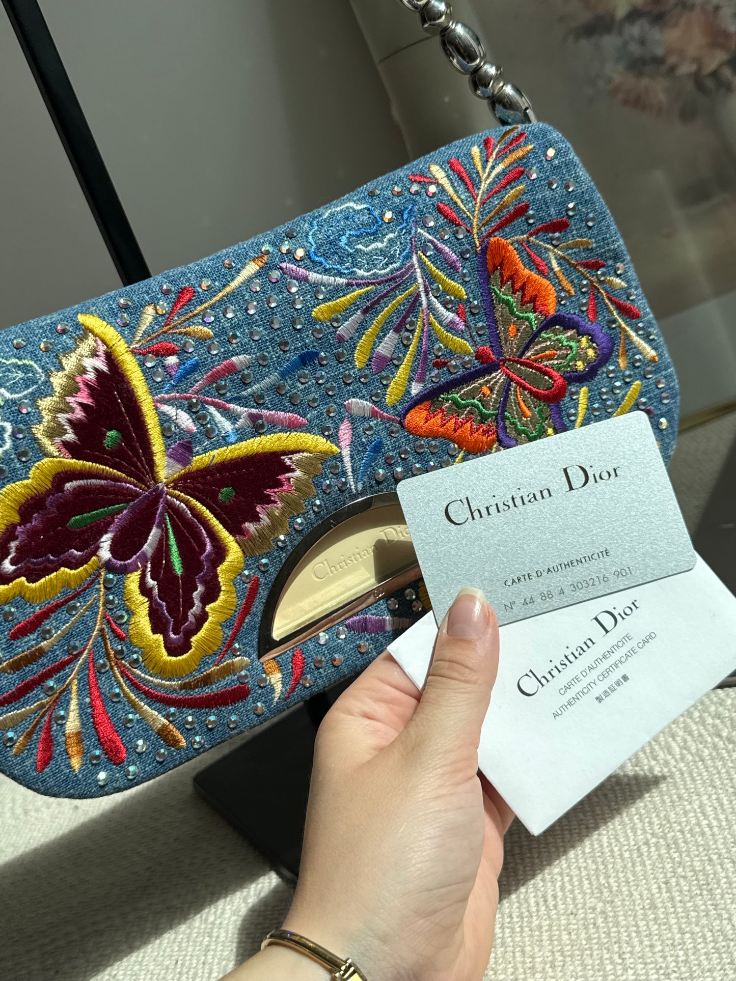 Vintage Christian Dior Malice Butterfly