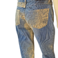 Just Cavalli Vintage Blue Reptile Print Pants W28 IT42 Y2K