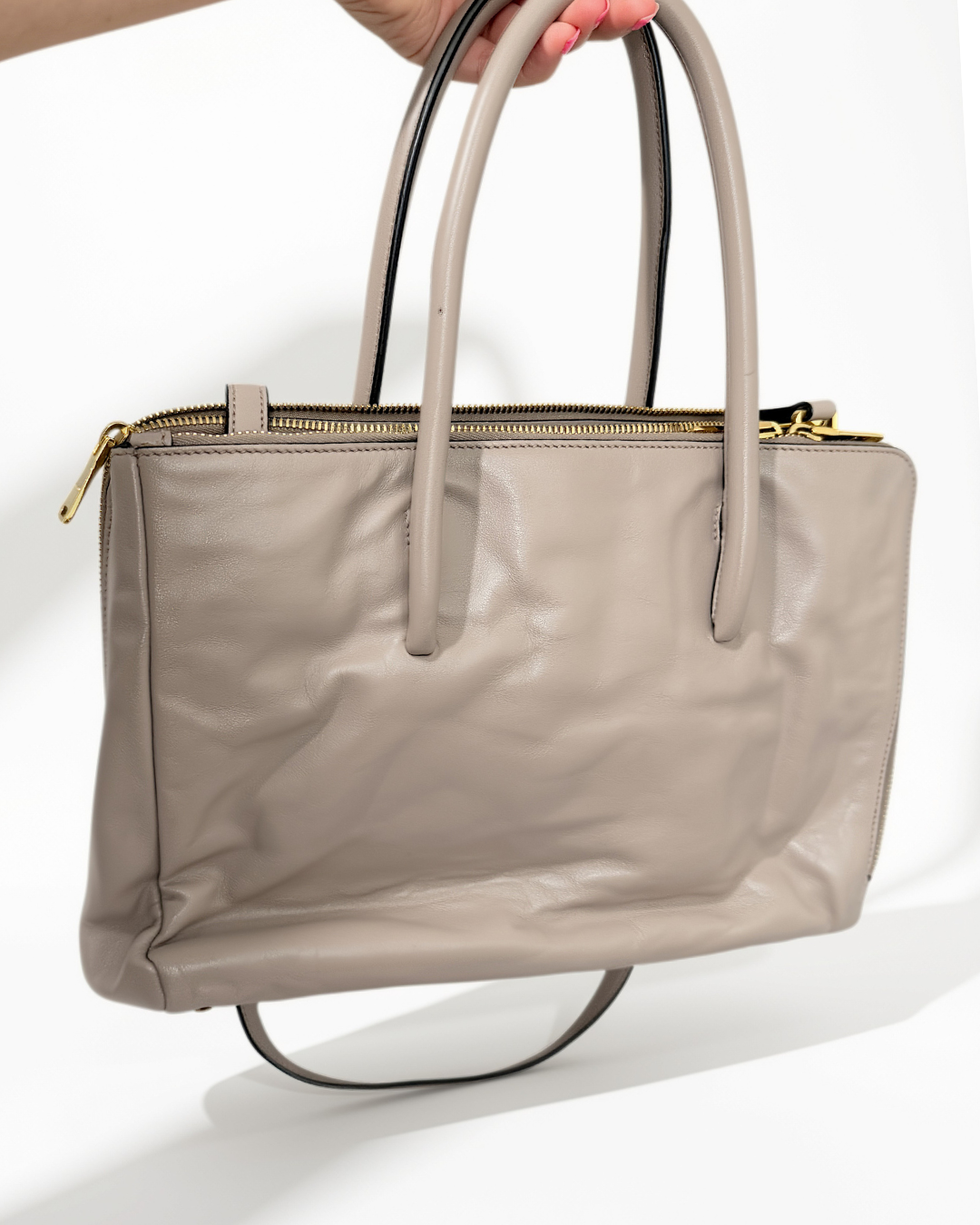 Miu Miu Crossbody Bag Taupe