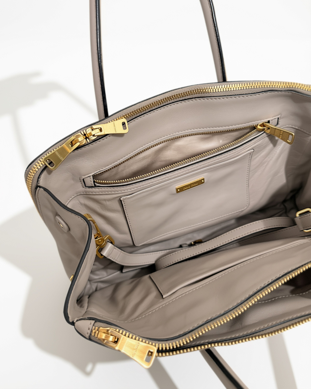 Miu Miu Crossbody Bag Taupe