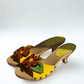 Vintage Miu Miu Yellow Patent Leather Clogs – Size 37