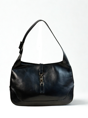 Gucci Jackie Black Leather Shoulder Bag Large