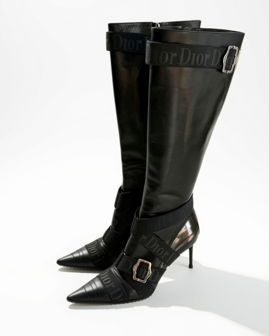 Vintage Dior Hardcore knee-high boots Size 38