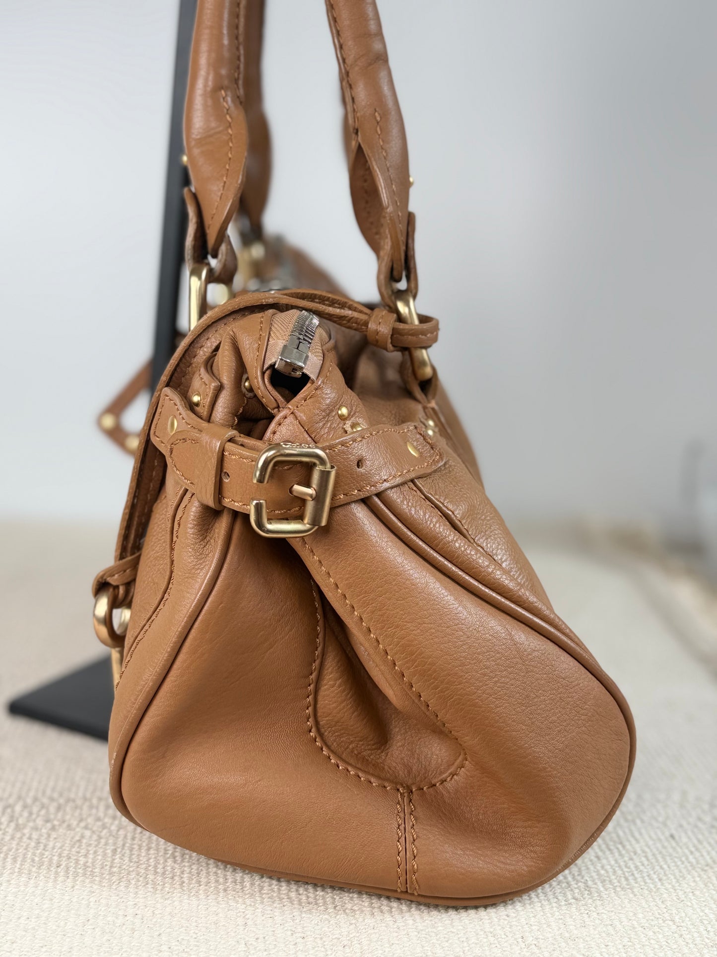 Vintage Chloé Paddington bag brown leather