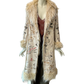 Just Cavalli Vintage Afghan Coat Crane Print