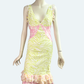 Vintage Versace Classic Ruffled Summer Dress