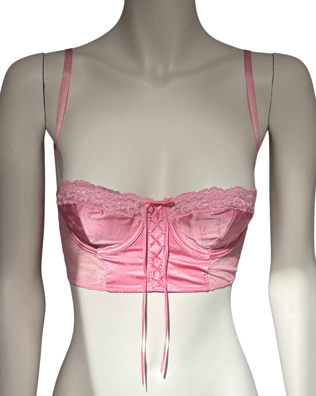 Cropped Dolce & Gabbana Bustier Top Barbie pink Size S