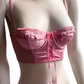 Cropped Dolce & Gabbana Bustier Top Barbie pink Size S