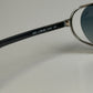Vintage Chanel Silver Oval Sunglasses with Blue Ombre Lenses – Full Set