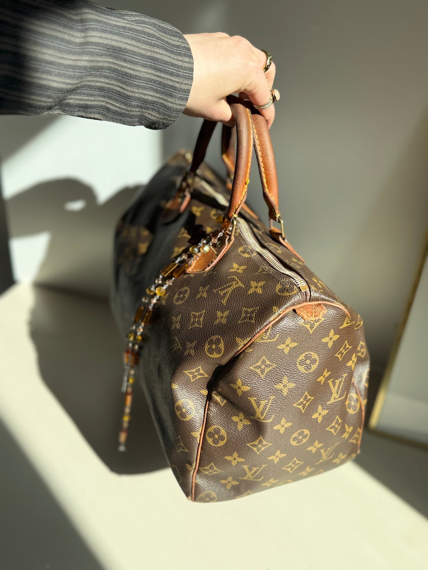 Louis Vuitton Customized Speedy 35 Monogram Bag