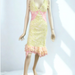 Vintage Versace Classic Ruffled Summer Dress