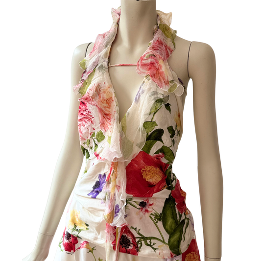 Vintage Roberto Cavalli Two-Piece Set Halterneck IT44