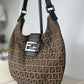 Vintage Fendi Zucchino hobo shoulder bag