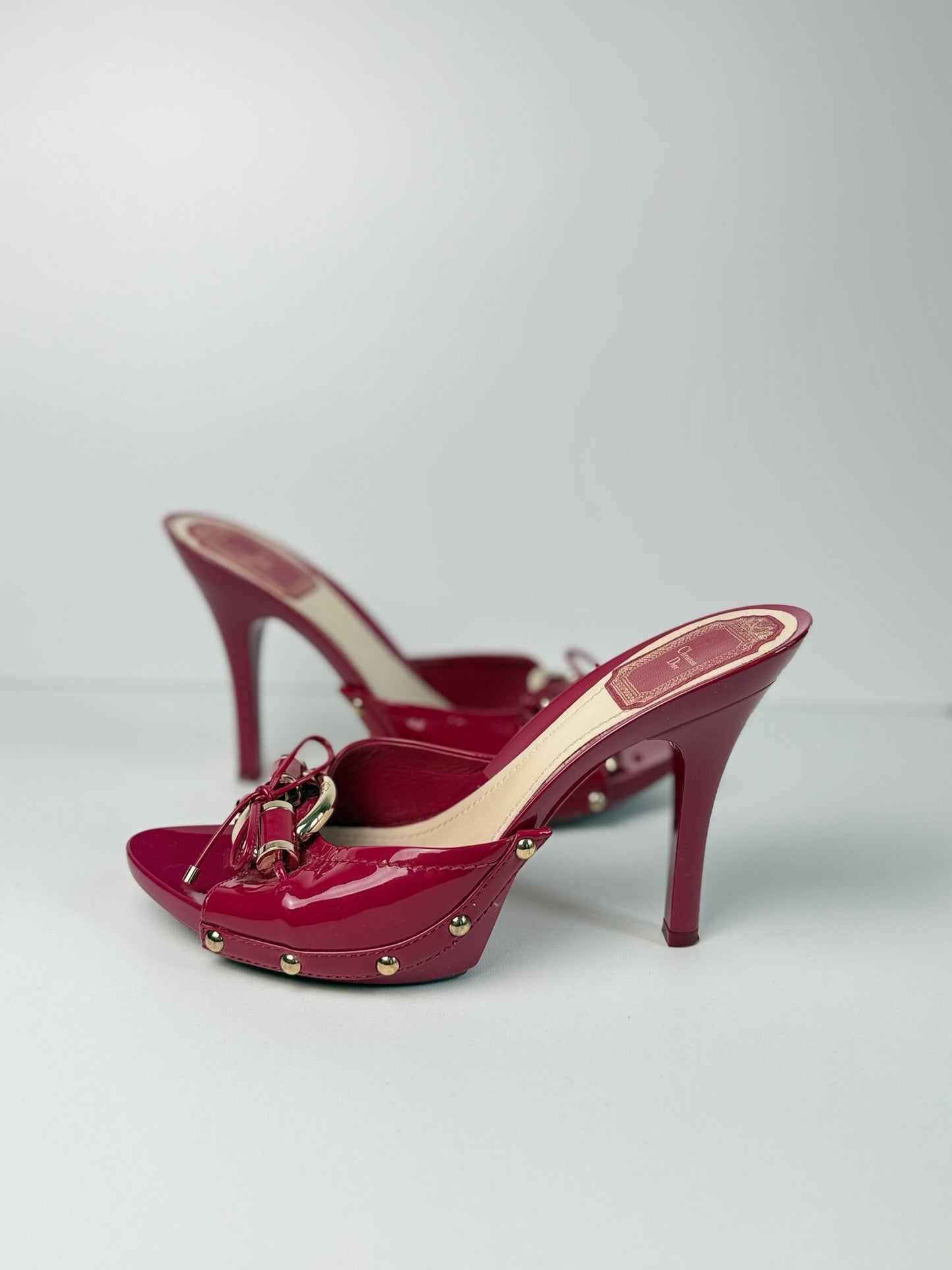 Vintage Christian Dior mules 37