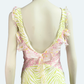 Vintage Versace Classic Ruffled Summer Dress