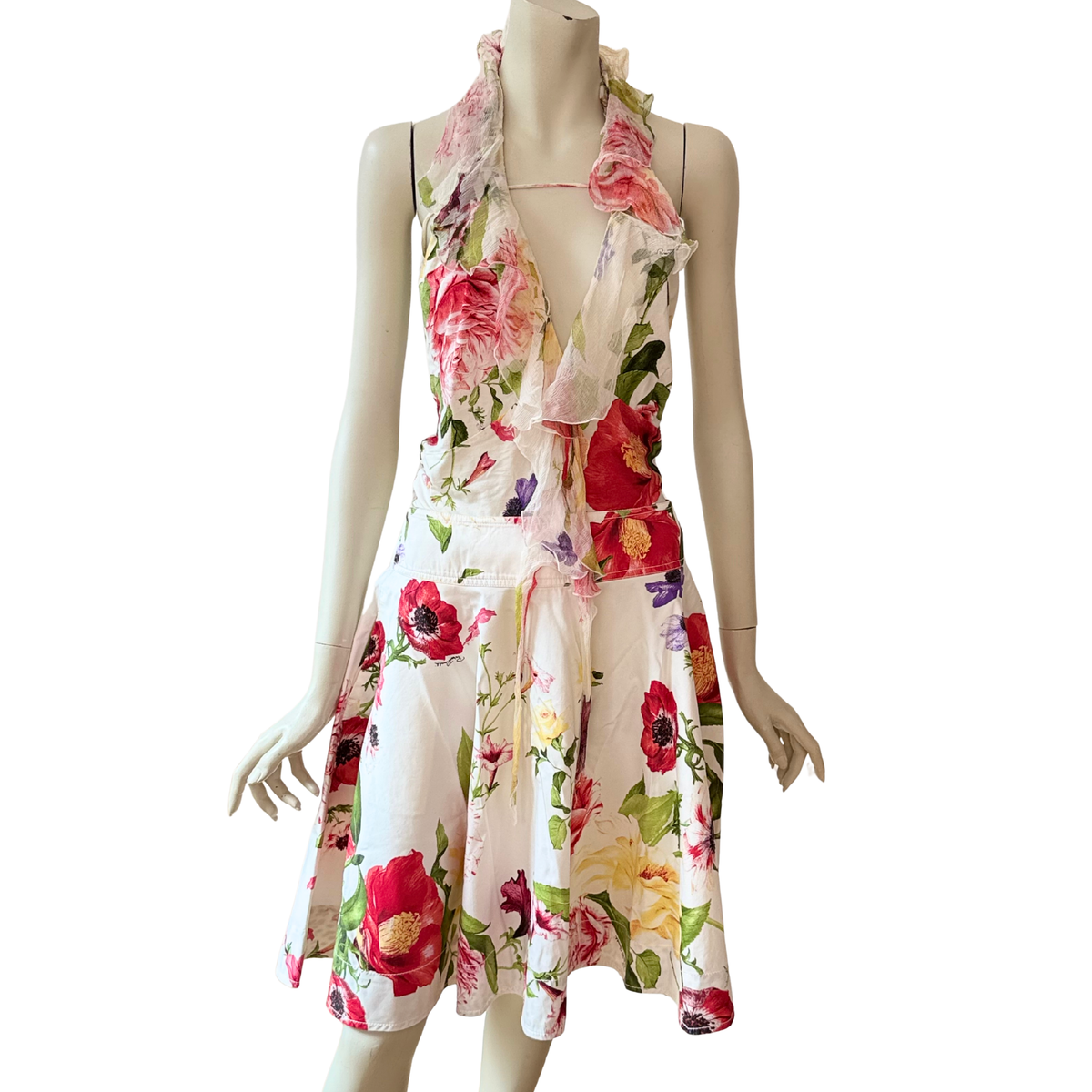 Vintage Roberto Cavalli Two-Piece Set Halterneck IT44
