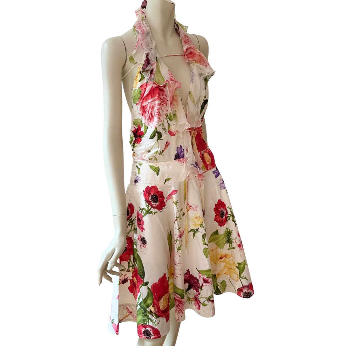 Vintage Roberto Cavalli Two-Piece Set Halterneck IT44