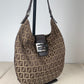 Vintage Fendi Zucchino hobo shoulder bag