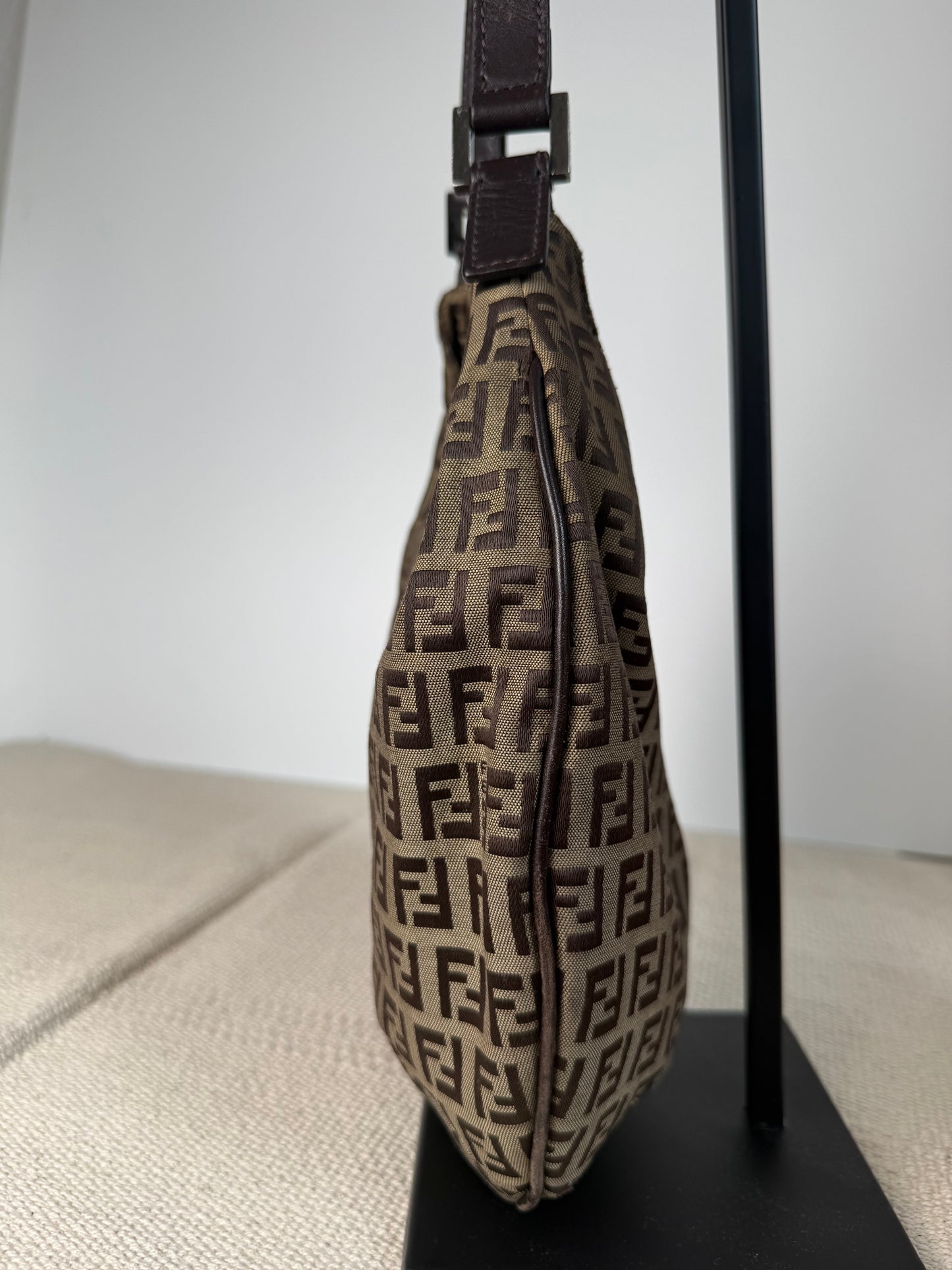 Vintage Fendi Zucchino hobo shoulder bag