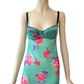 Vintage Dolce & Gabbana Negligée Dress Turquoise