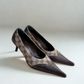 Vintage Gucci GG Monogram Pointed-Toe Heels – Size 39