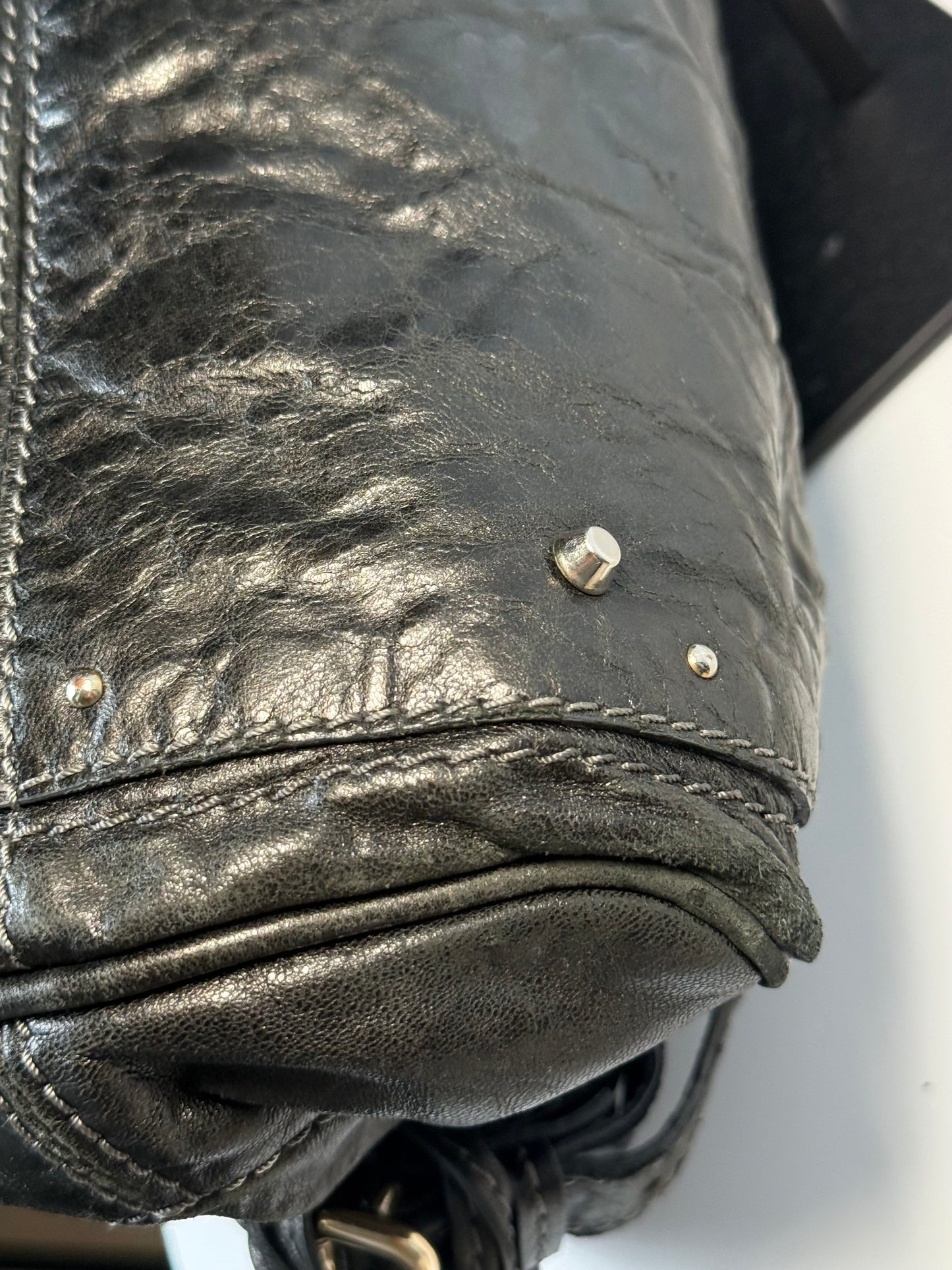 Vintage Chloé Paddington Black Leather Bag with Padlock