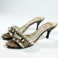 Gucci Horsebit Mules 36C Bow and Stars