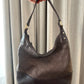 Vintage Gucci GG Embossed Leather Hobo Bag – Brown Bronze Shimmer