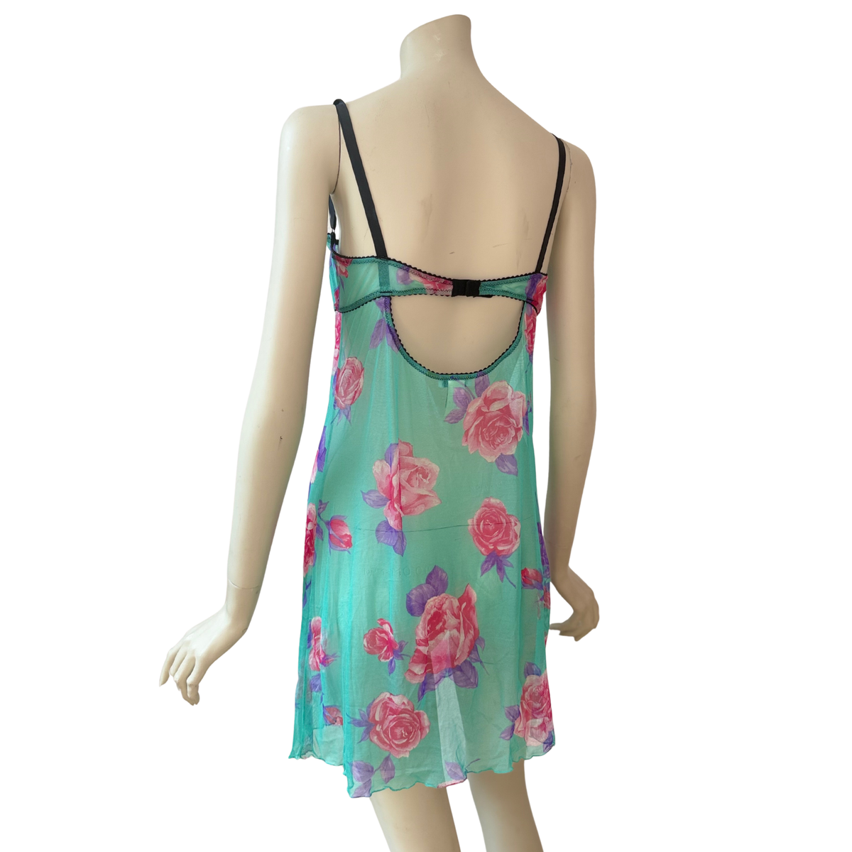 Vintage Dolce & Gabbana Negligée Dress Turquoise