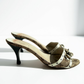Gucci Horsebit Mules 36C Bow and Stars