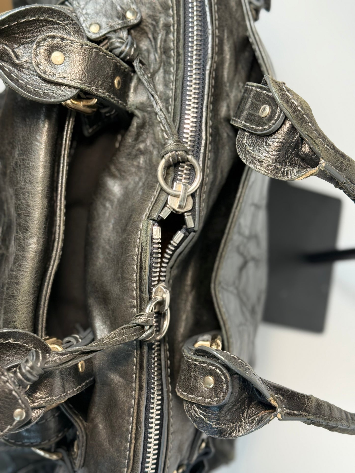 Vintage Chloé Paddington Black Leather Bag with Padlock