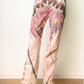 Vintage Roberto Cavalli Feather Print Lace-Up Jeans – Size M