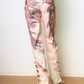 Vintage Roberto Cavalli Feather Print Lace-Up Jeans – Size M