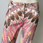 Vintage Roberto Cavalli Feather Print Lace-Up Jeans – Size M