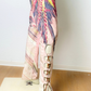 Vintage Roberto Cavalli Feather Print Lace-Up Jeans – Size M