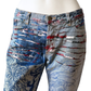 Vintage Just Cavalli Printed Bootcut Jeans – Floral Print