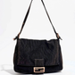 Fendi Mamma Baguette in dark brown corduroy