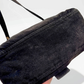 Fendi Mamma Baguette in dark brown corduroy