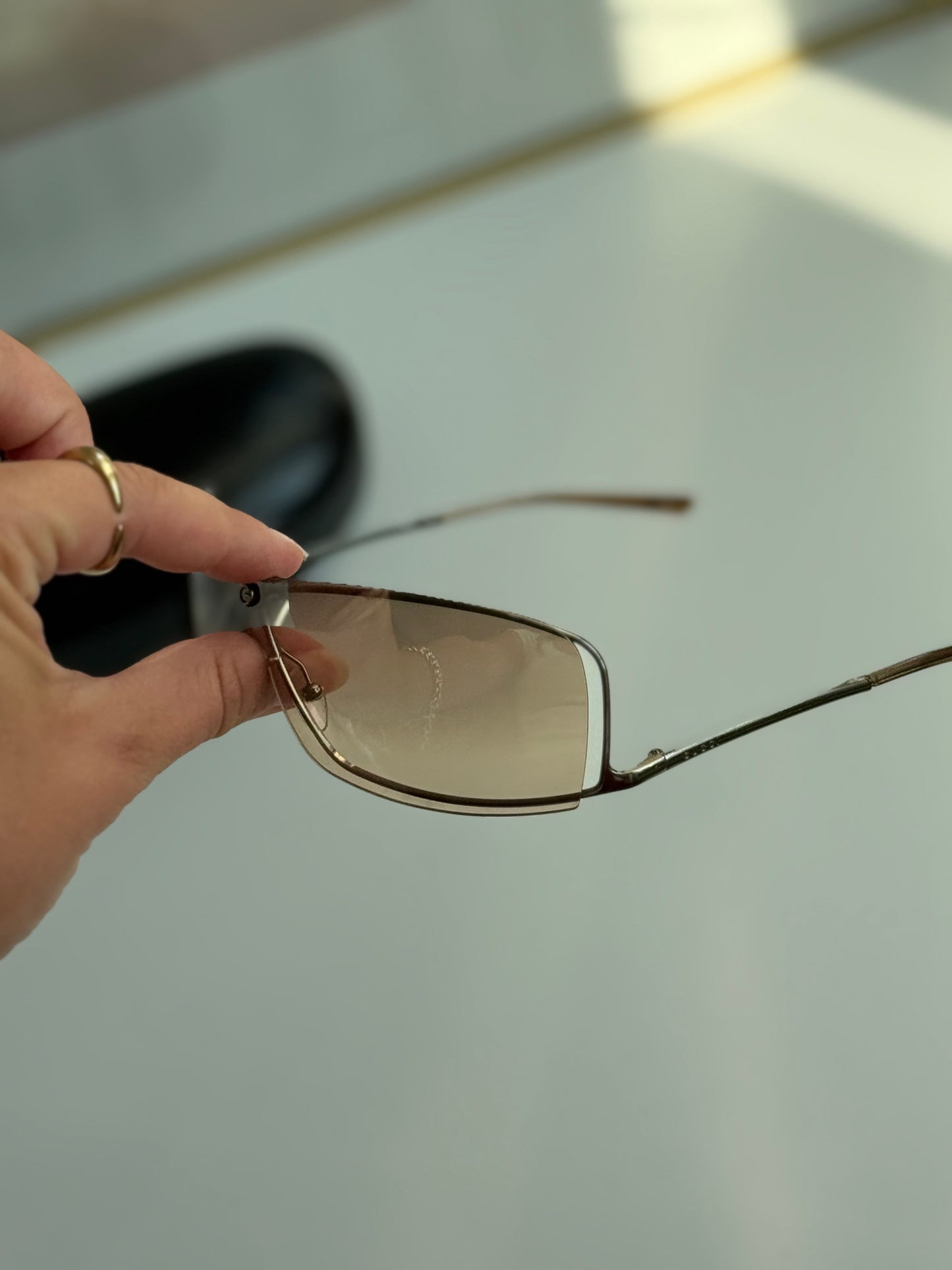 Vintage Gucci by Tom Ford GG1709/S Sonnenbrille – Beige
