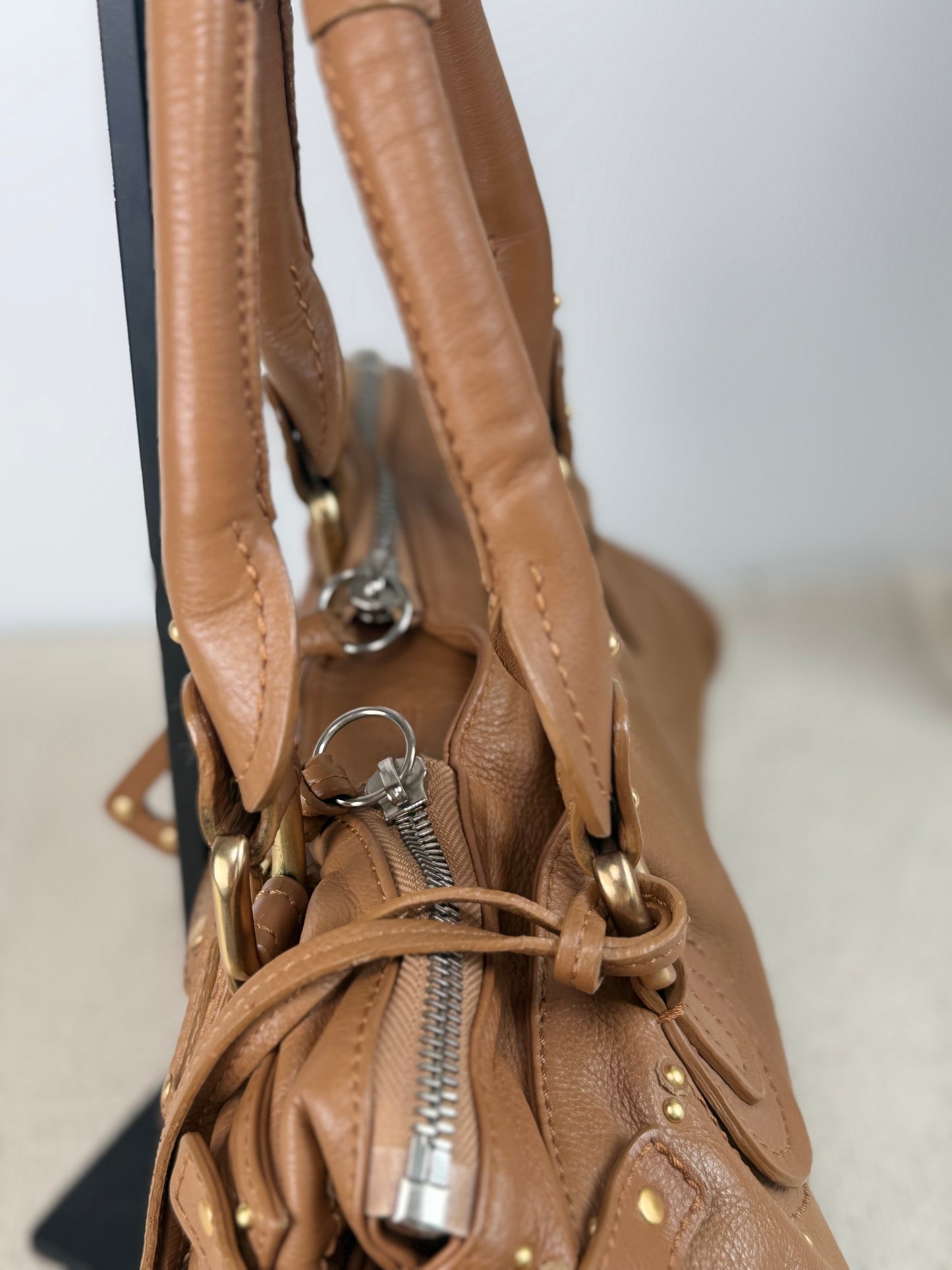 Vintage Chloé Paddington bag brown leather